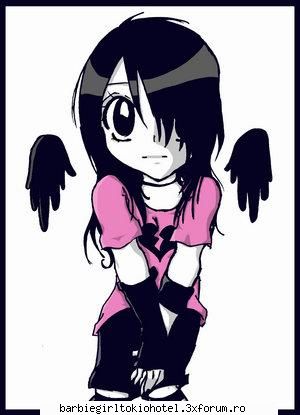 Diverse - Am uitat img... :x - Barbie girls love emo styile and TOKIO HOTEL4ever and ever
