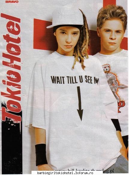 Tom Kaulitz(gangster boy:p) - Mama, bn ca mi-ai s - Barbie girls love emo styile and TOKIO HOTEL4ever and ever
